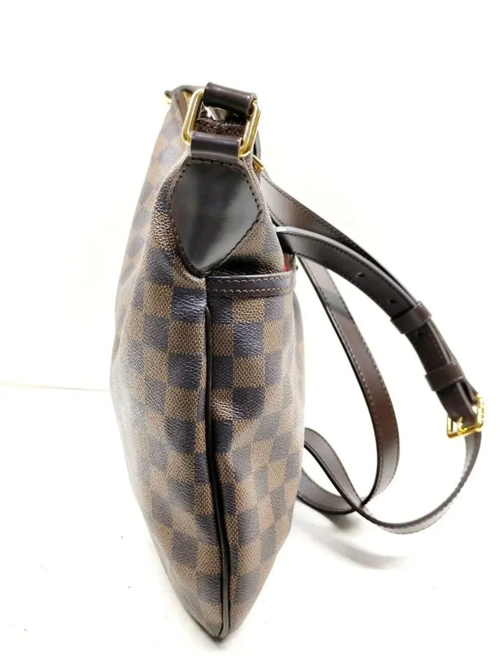 Authentic Louis Vuitton Bloomsbury PM Damier Ebene Crossbody Shoulder Bag